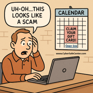 Sneaky calendar scam