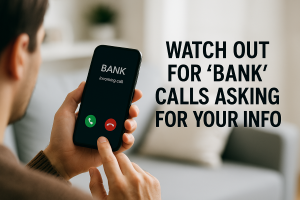 Hang up on bank scams