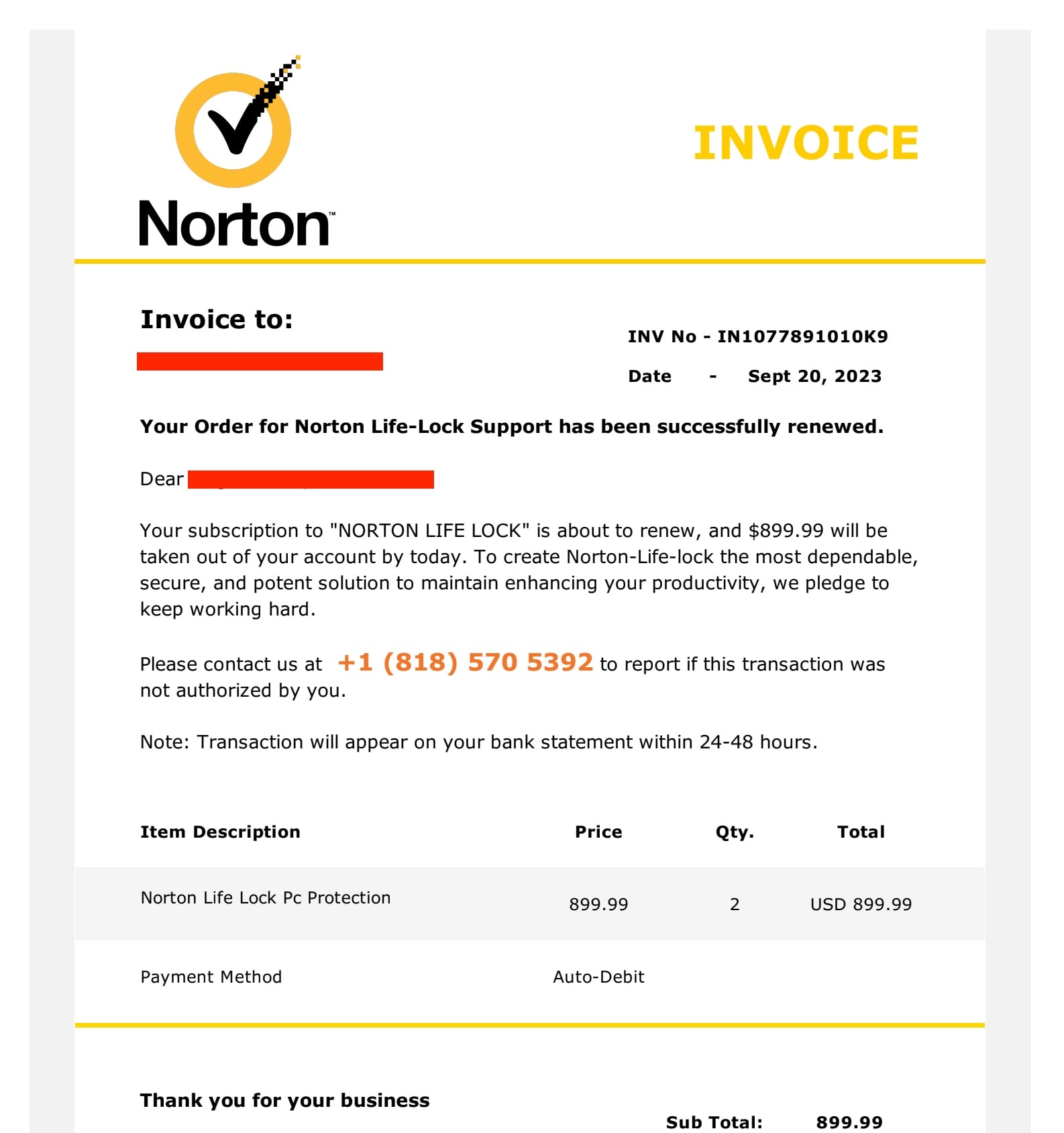 Fake invoices target everyone