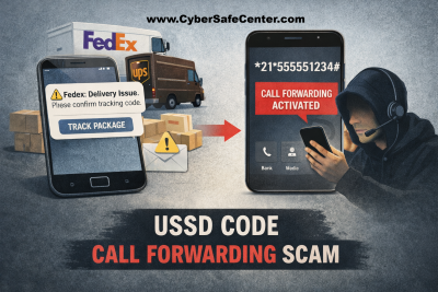 USSD code call forwarding scam