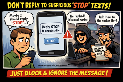 “reply STOP to unsubscribe”